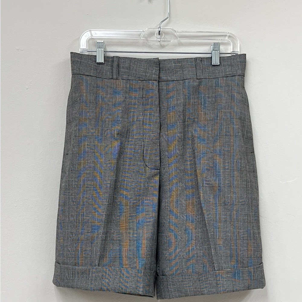 Classic Gray Plaid Men's Shorts